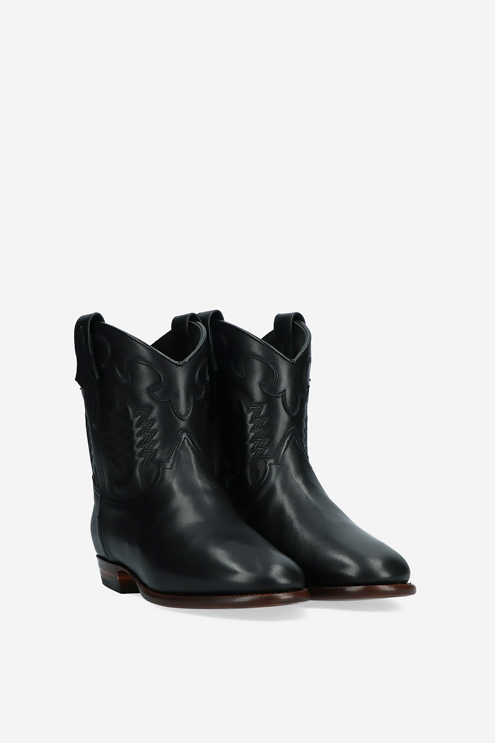 Early midnight leather western boots