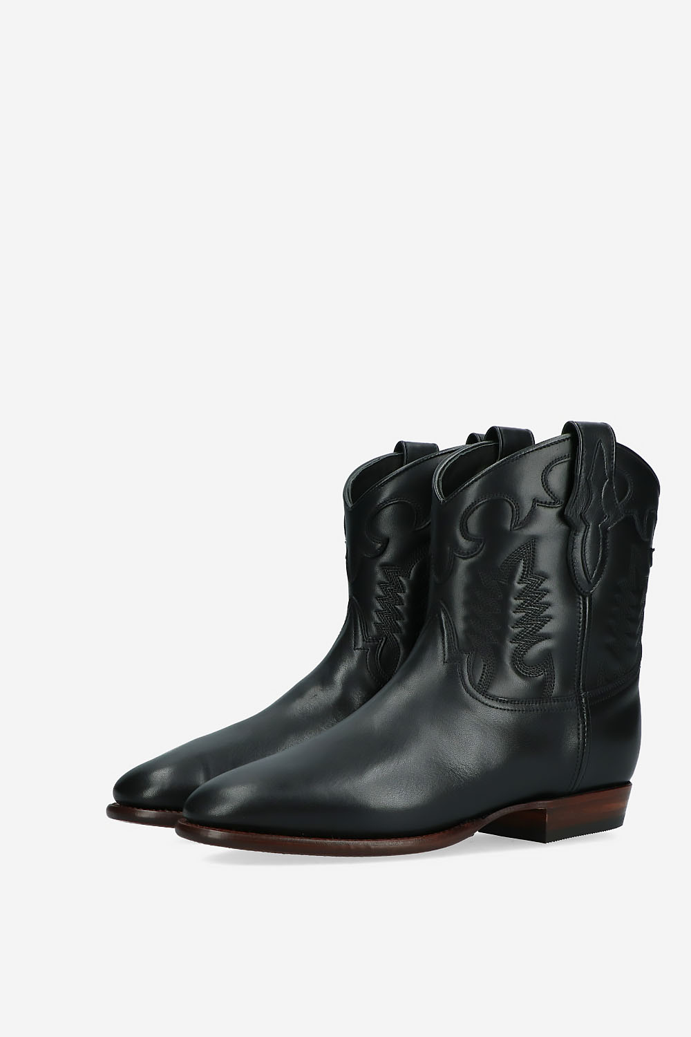 Early midnight leather western boots
