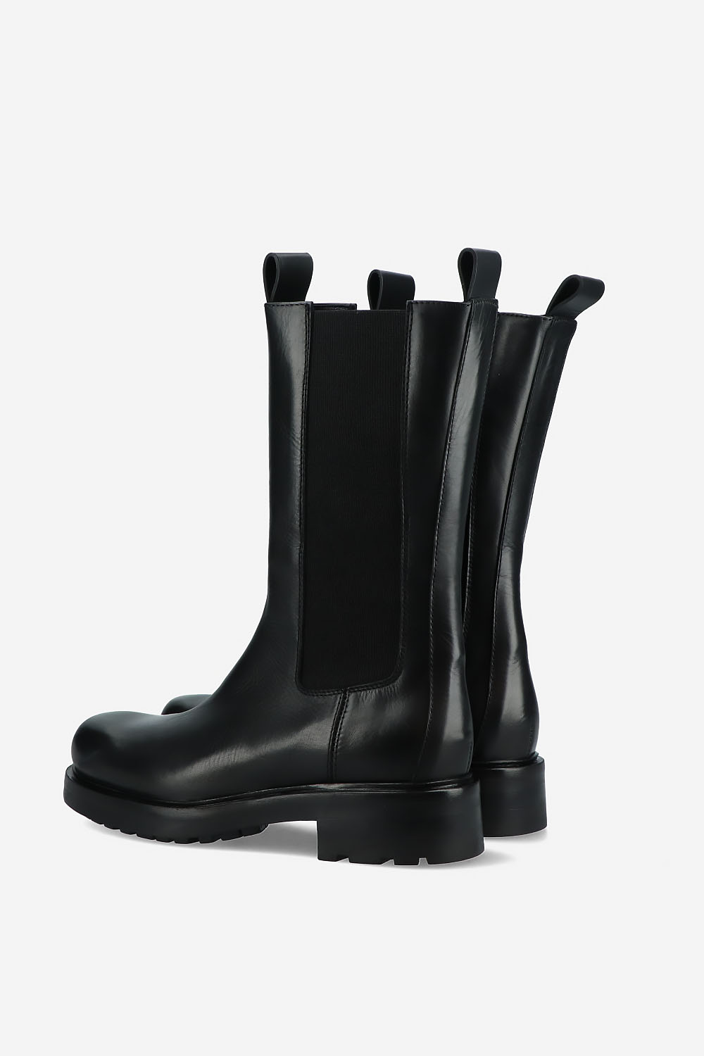 Leather chelsea boots