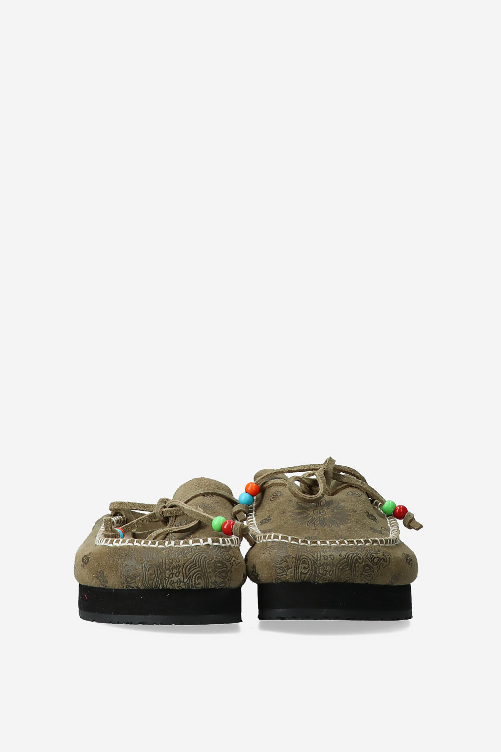 Jim printed suede clogs