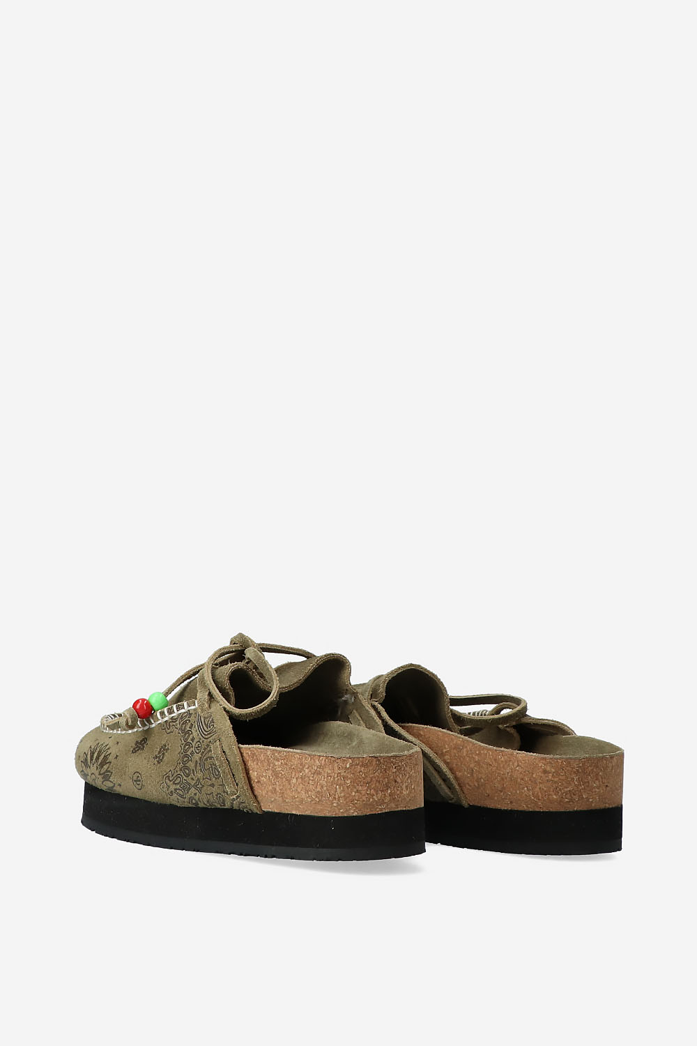 Jim printed suede clogs