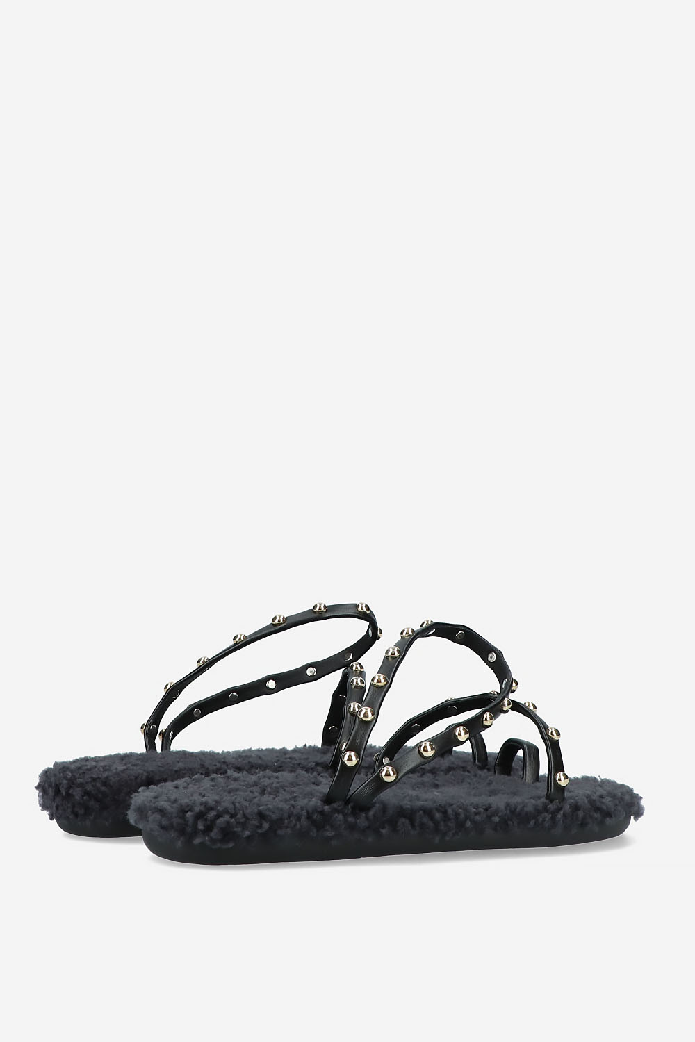 Eleftheria shearling sandals