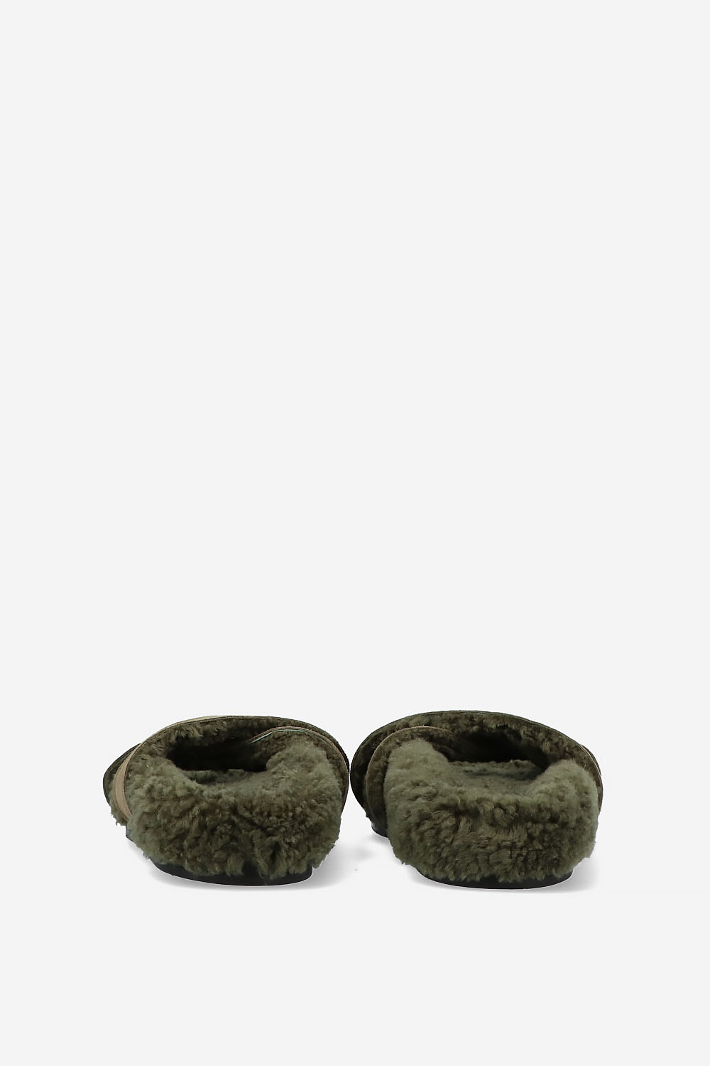 Aniio suede/sheepskin sandals