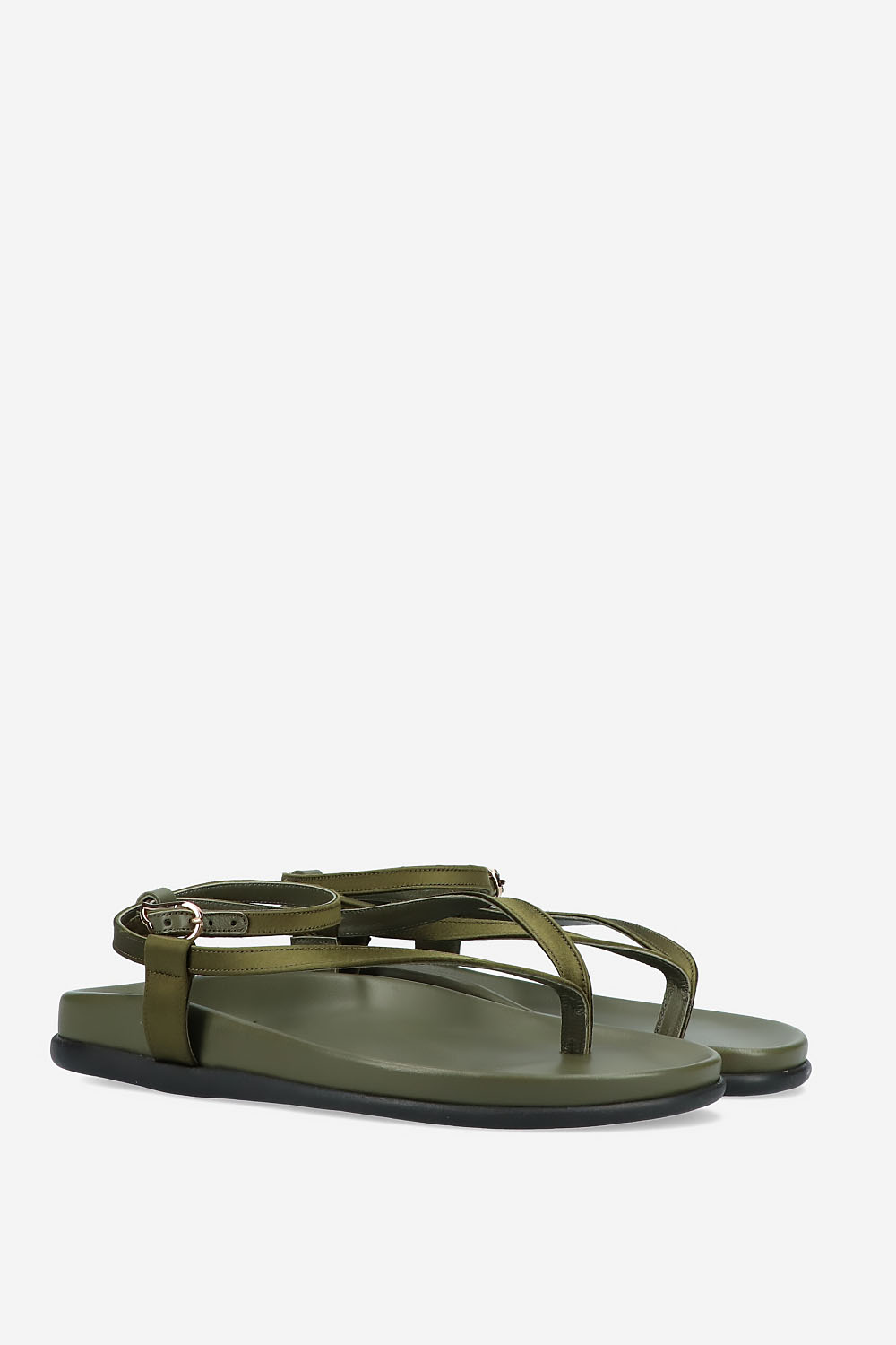 Saloni satin sandals