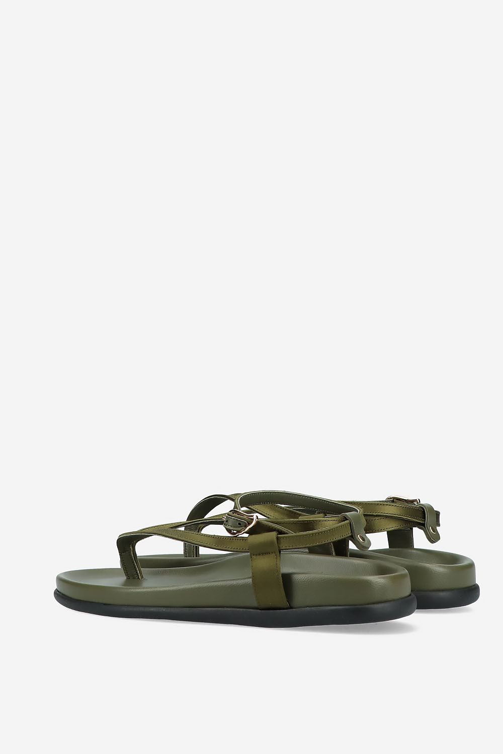 Saloni satin sandals