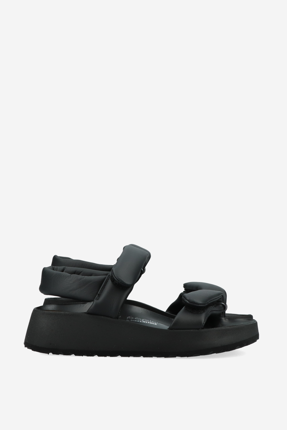 Theda puff leather platform sandals