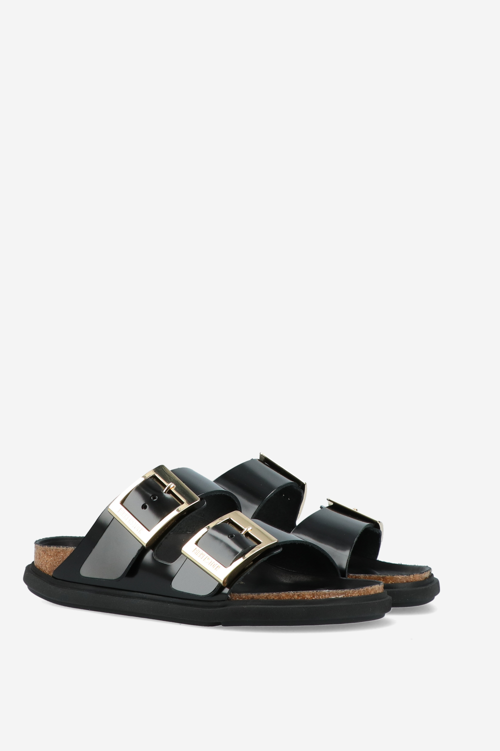 Arizona Droplet patent leather sandals