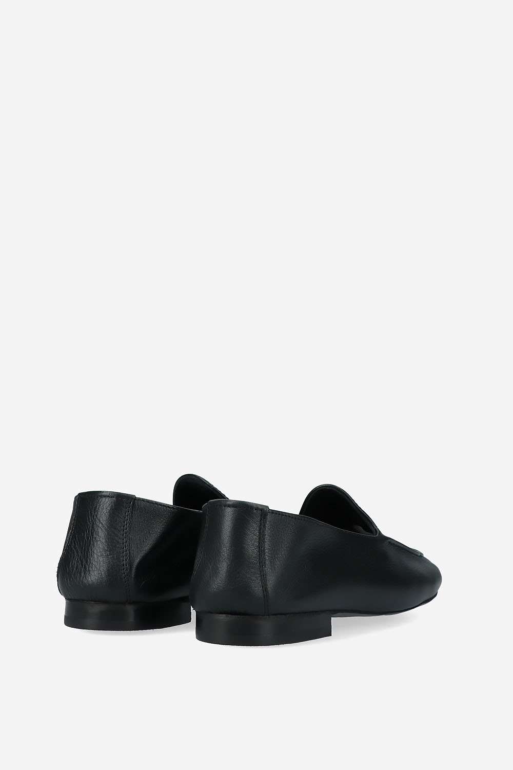 AV embroidered leather loafers