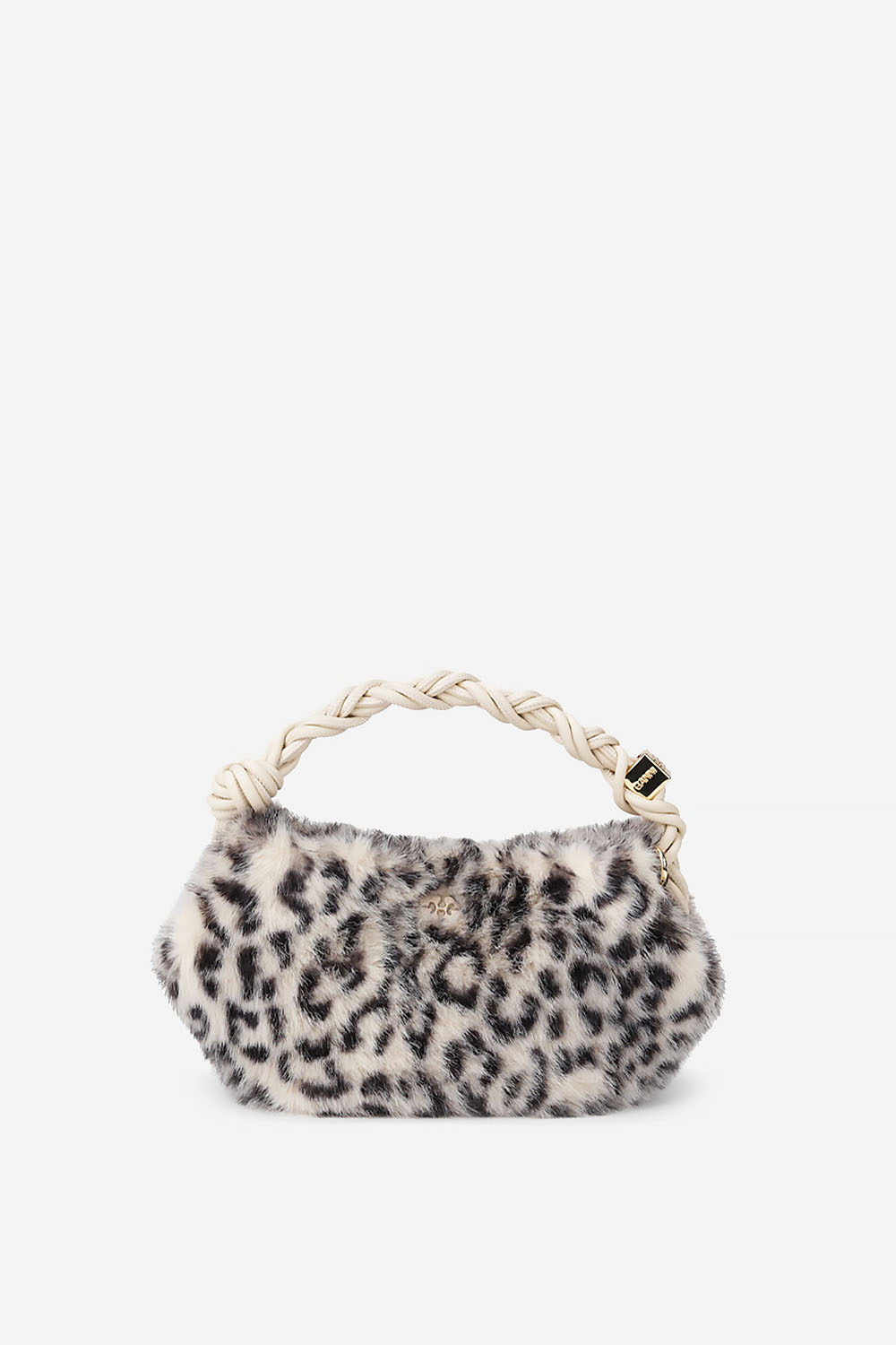 Ganni - Bou mini fur print crossbody