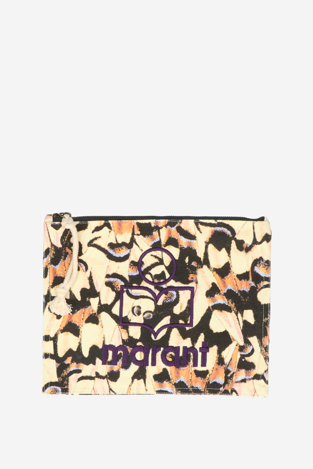 Isabel Marant - Netia cotton logo cluch