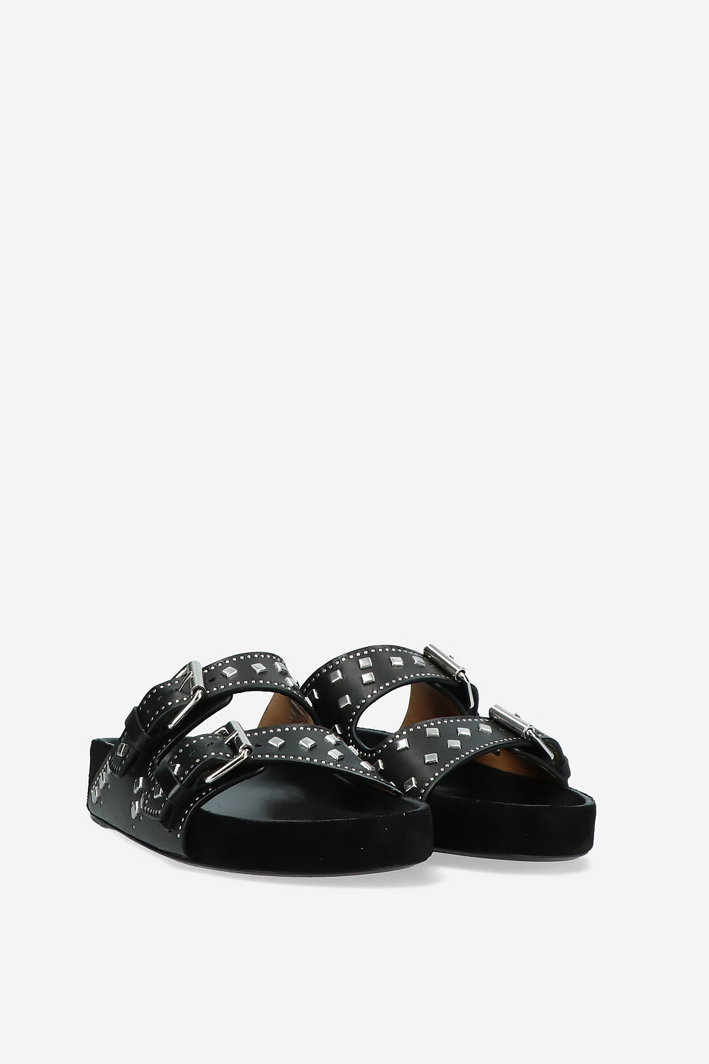 Lennyo leather studded sandals