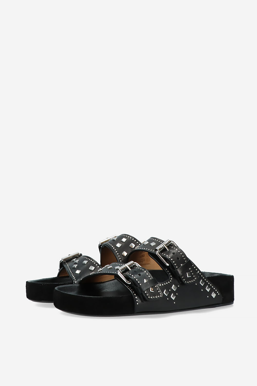Lennyo leather studded sandals