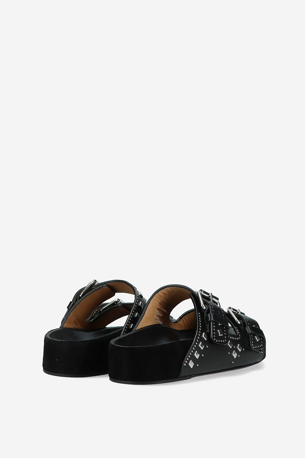 Lennyo leather studded sandals