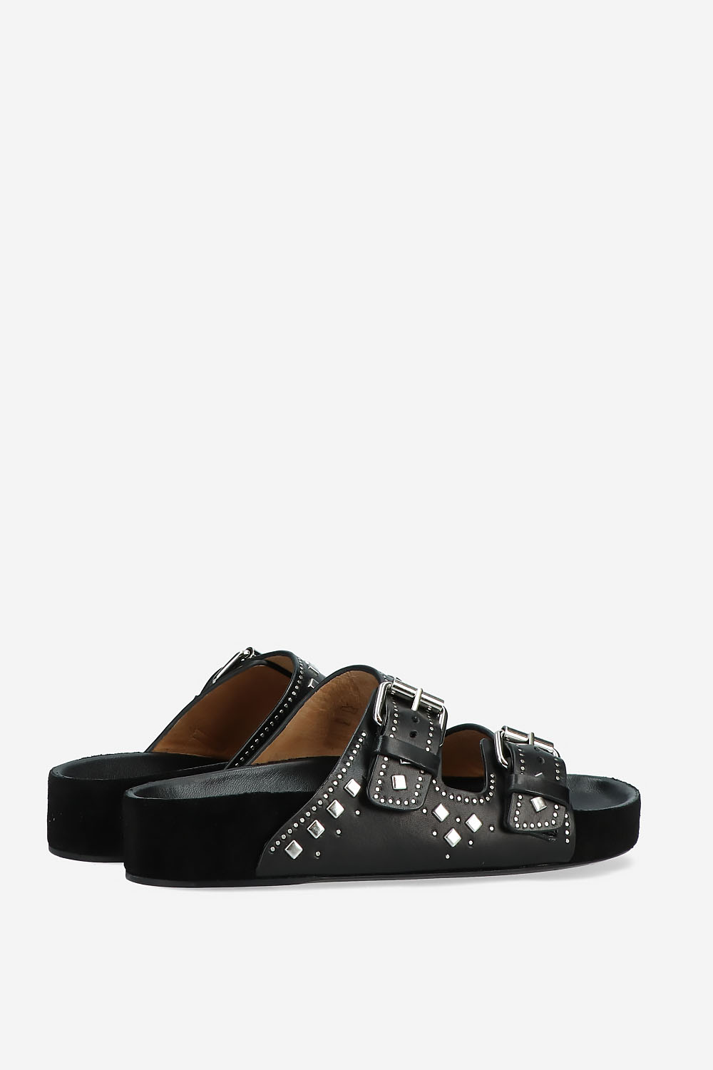 Lennyo leather studded sandals