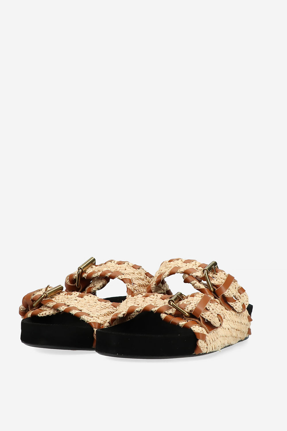 Lennyo raffia sandals