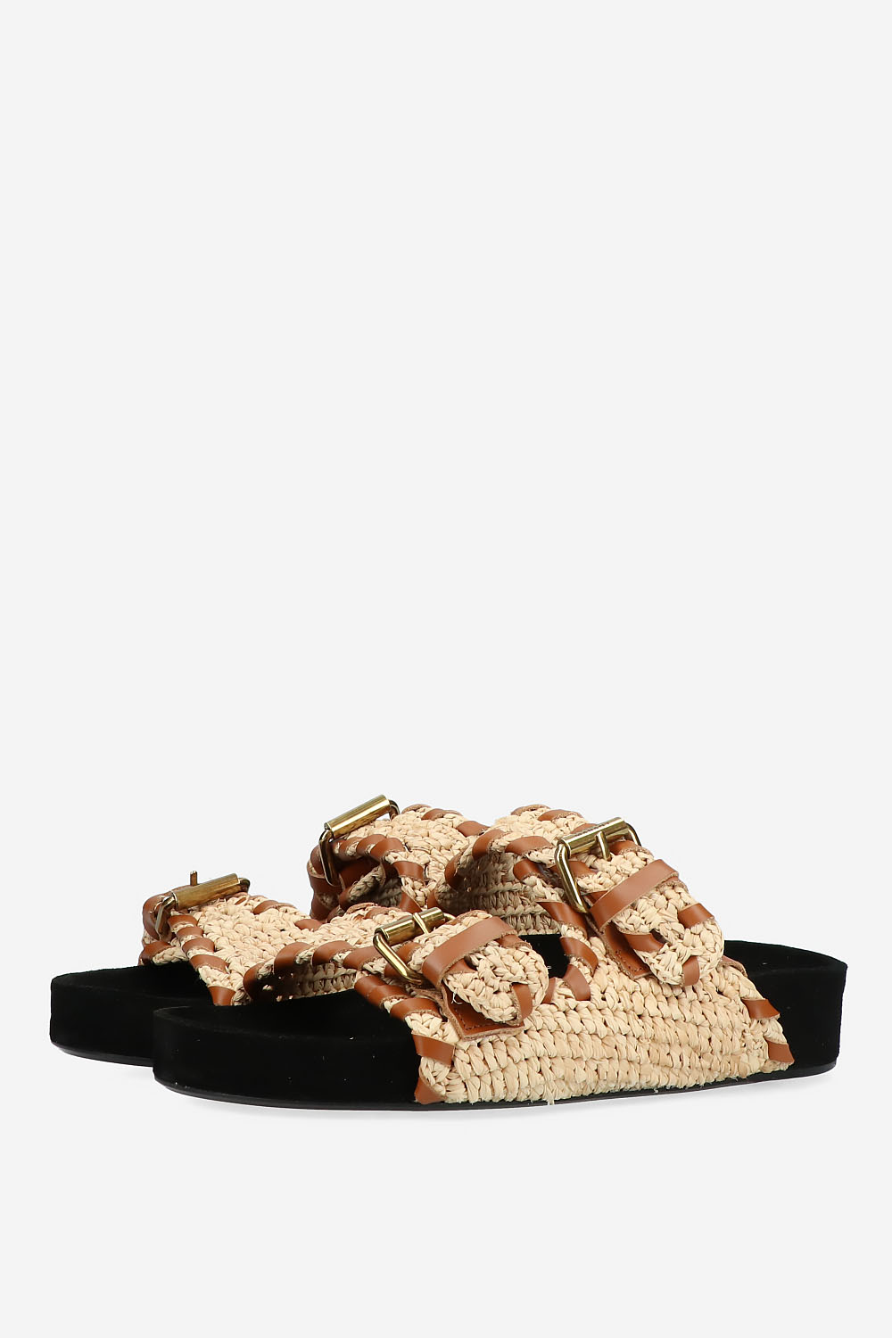 Lennyo raffia sandals