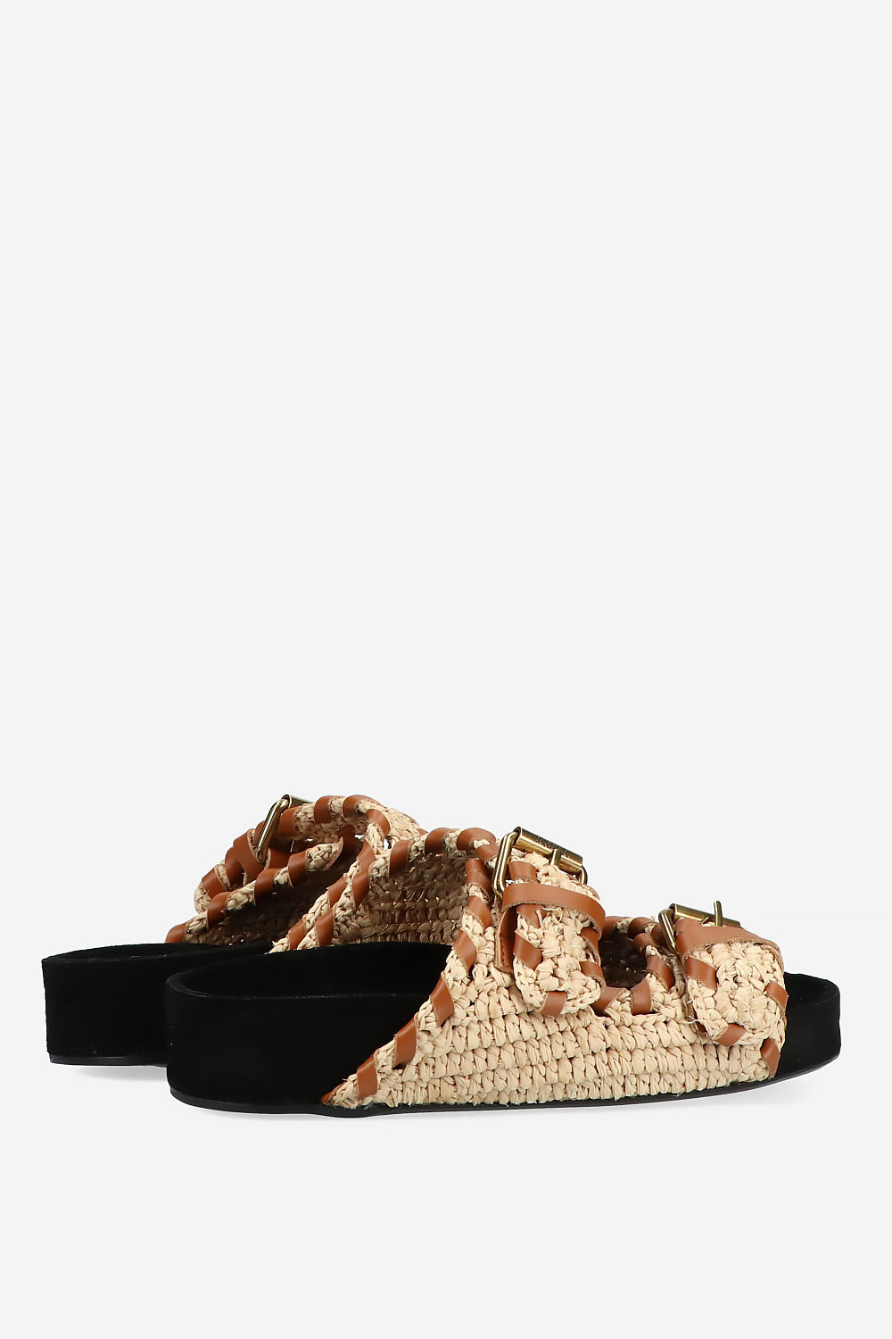 Lennyo raffia sandals
