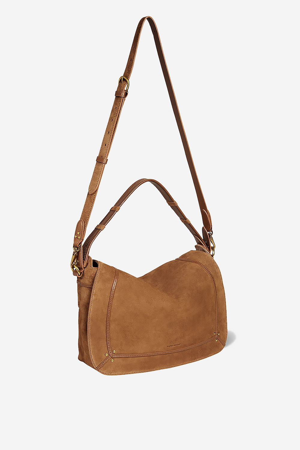 Pepito L suede shoulder bag