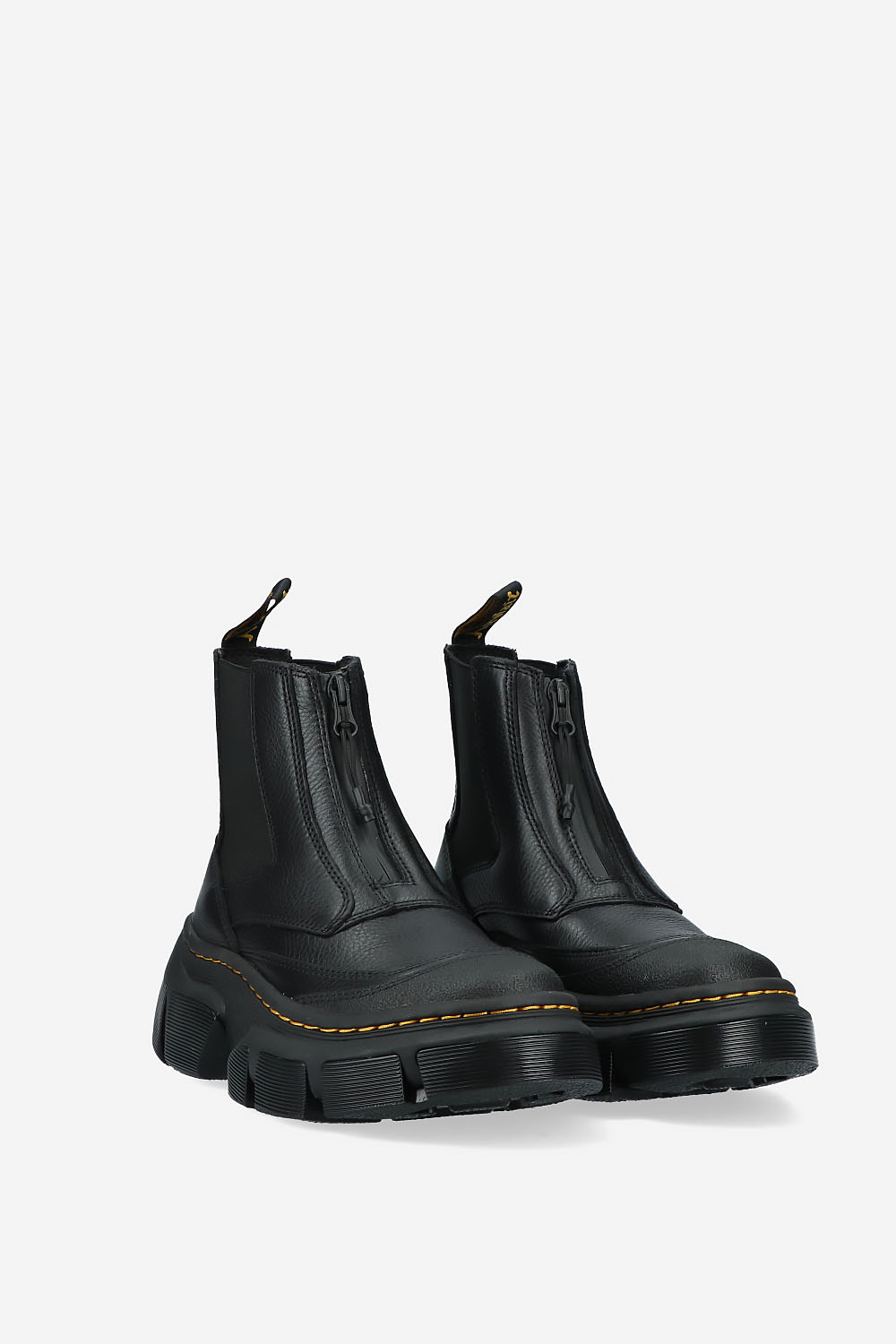 DMXL Zip leather boots