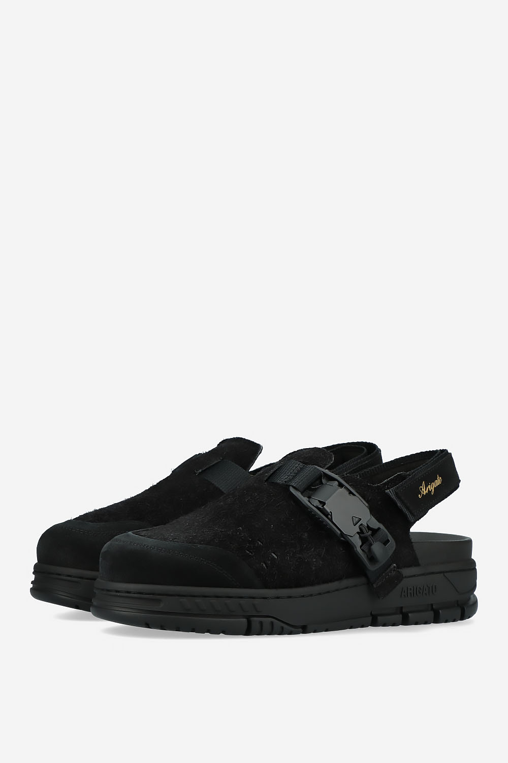Area suede sandals