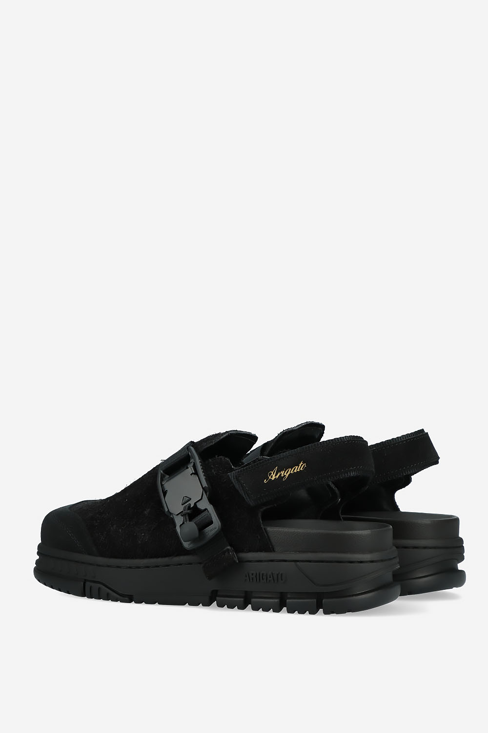 Area suede sandals