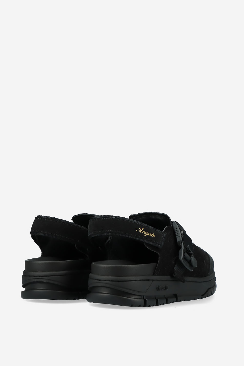 Area suede sandals