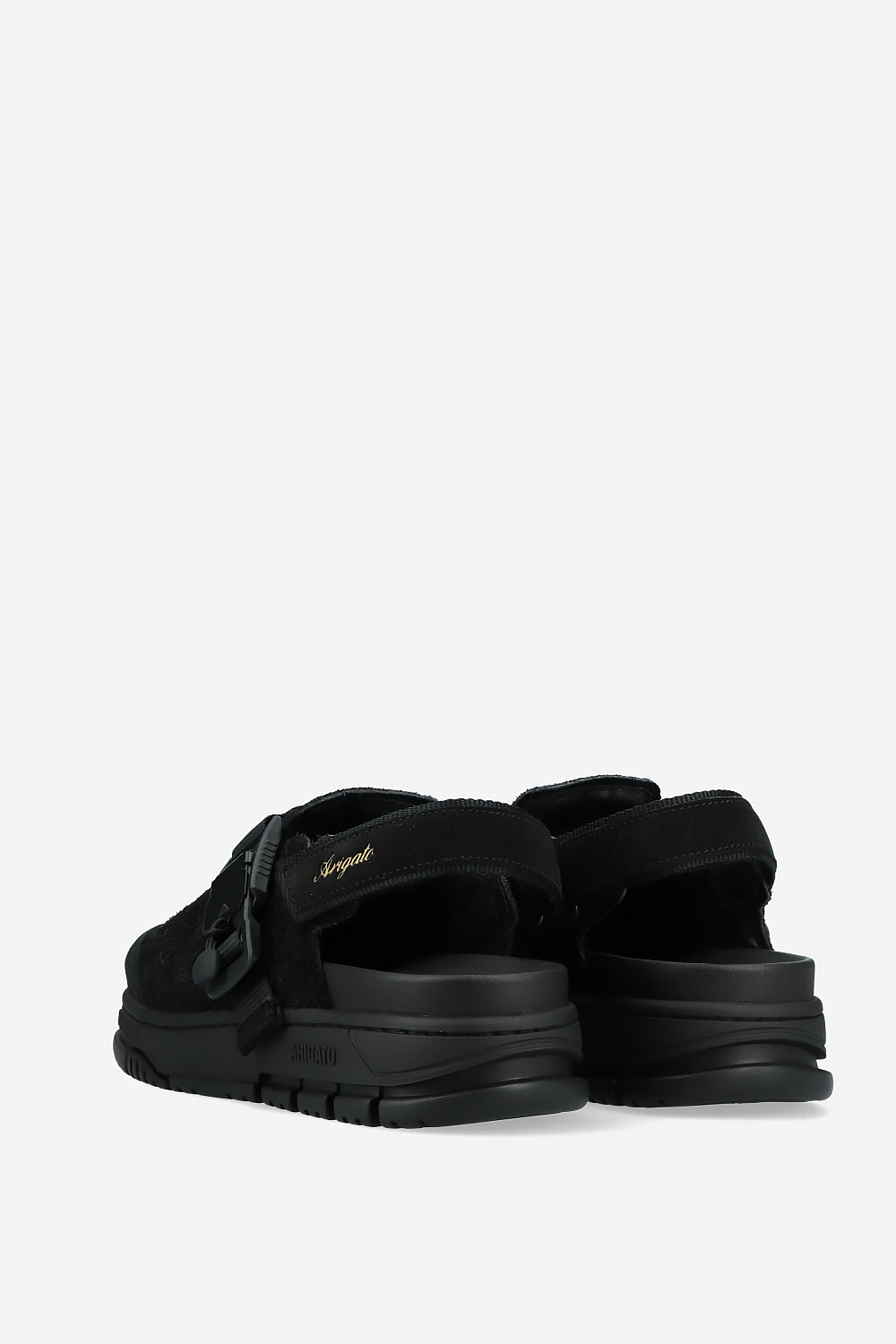 Area suede sandals