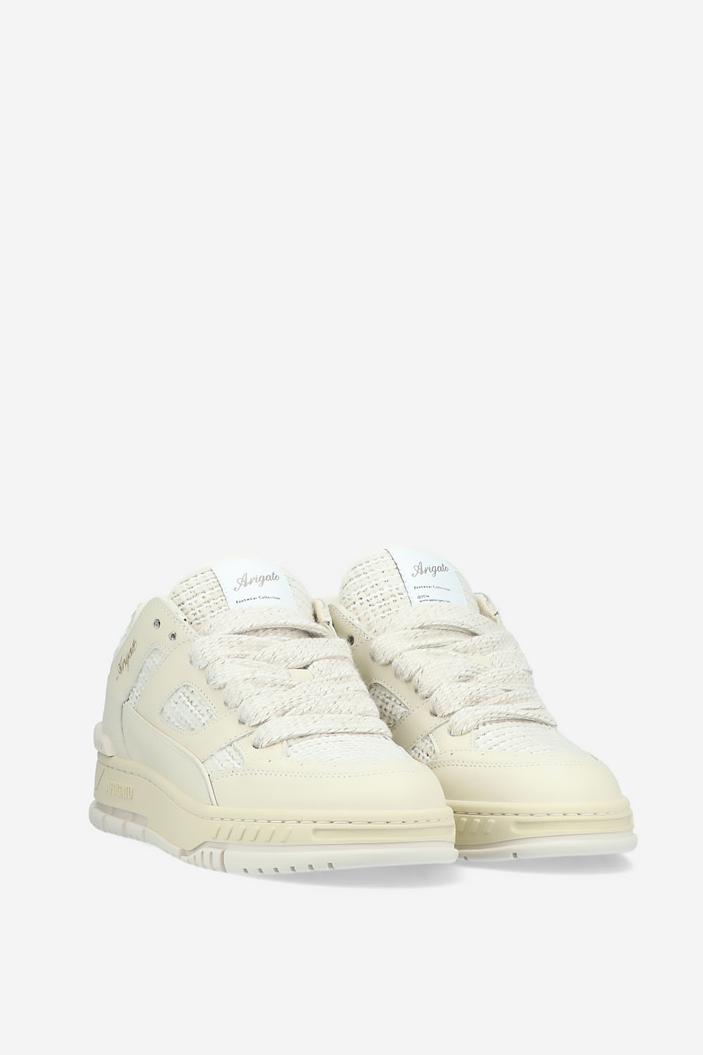 Area lo leather/fabric sneakers