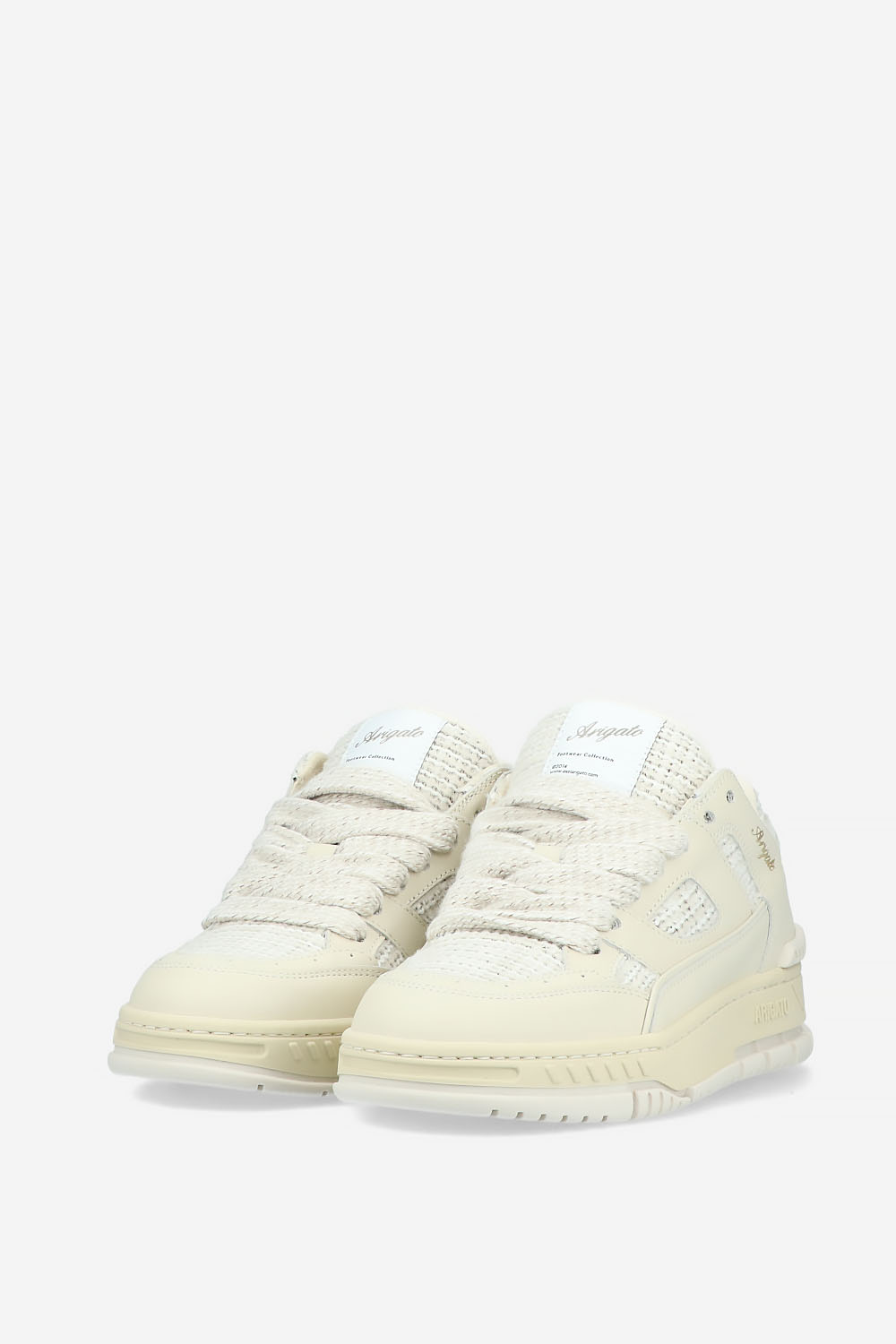 Area lo leather/fabric sneakers