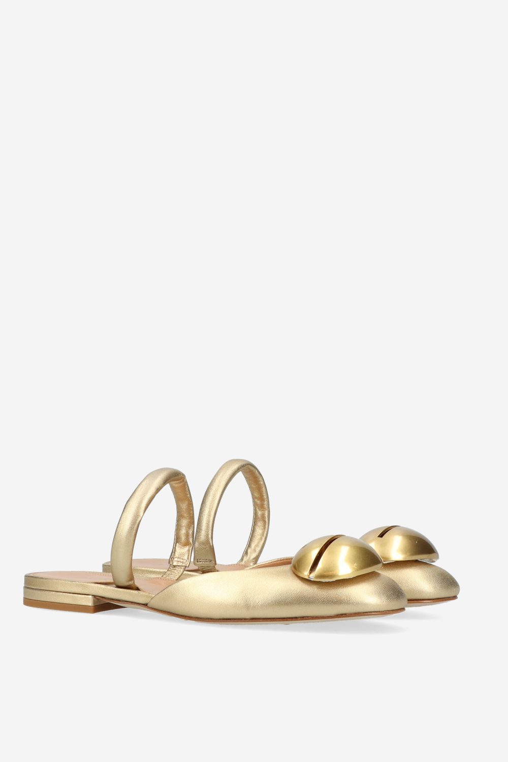 Giorgia F. - Buckled leather mules