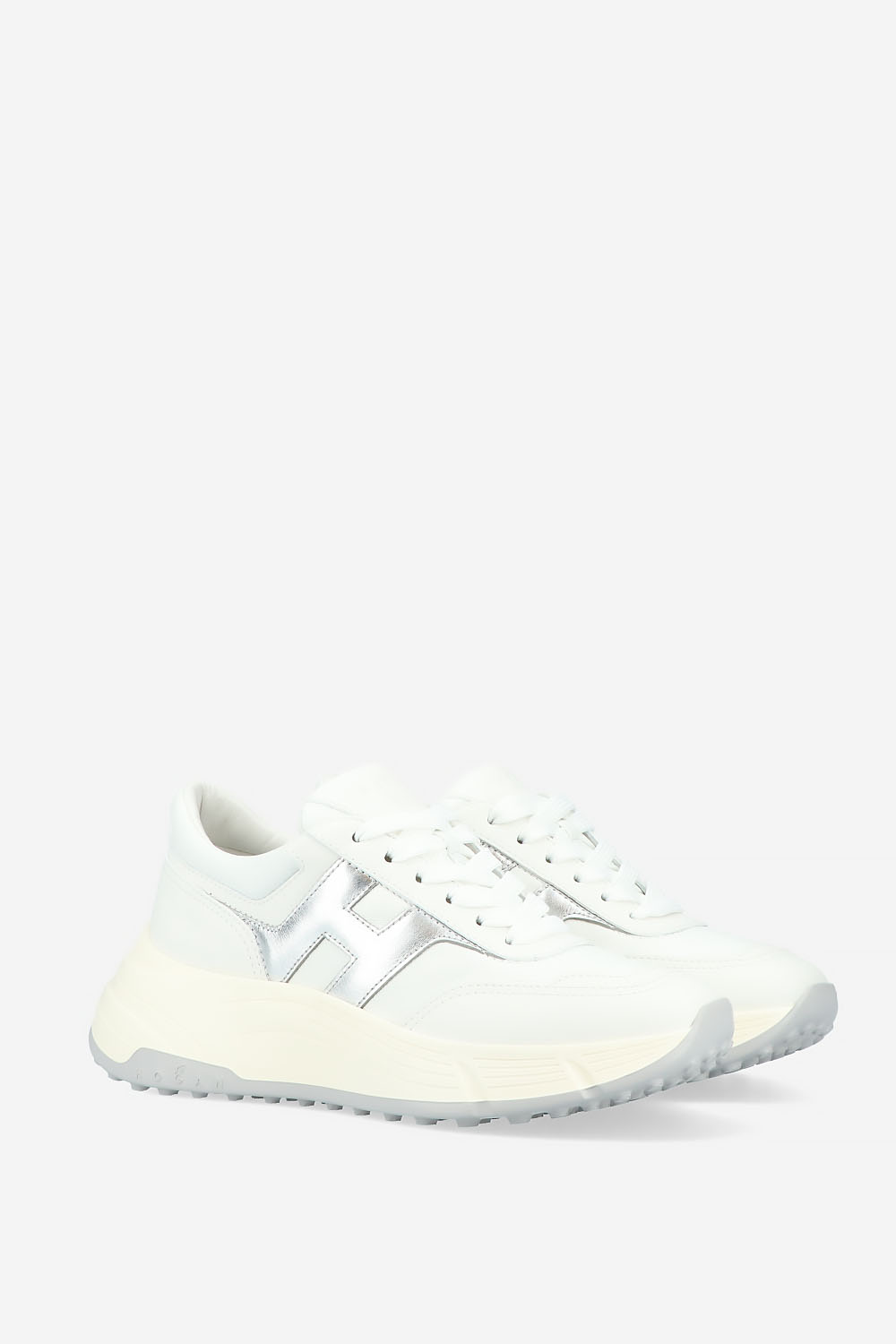 H669 hi-fi leather sneakers