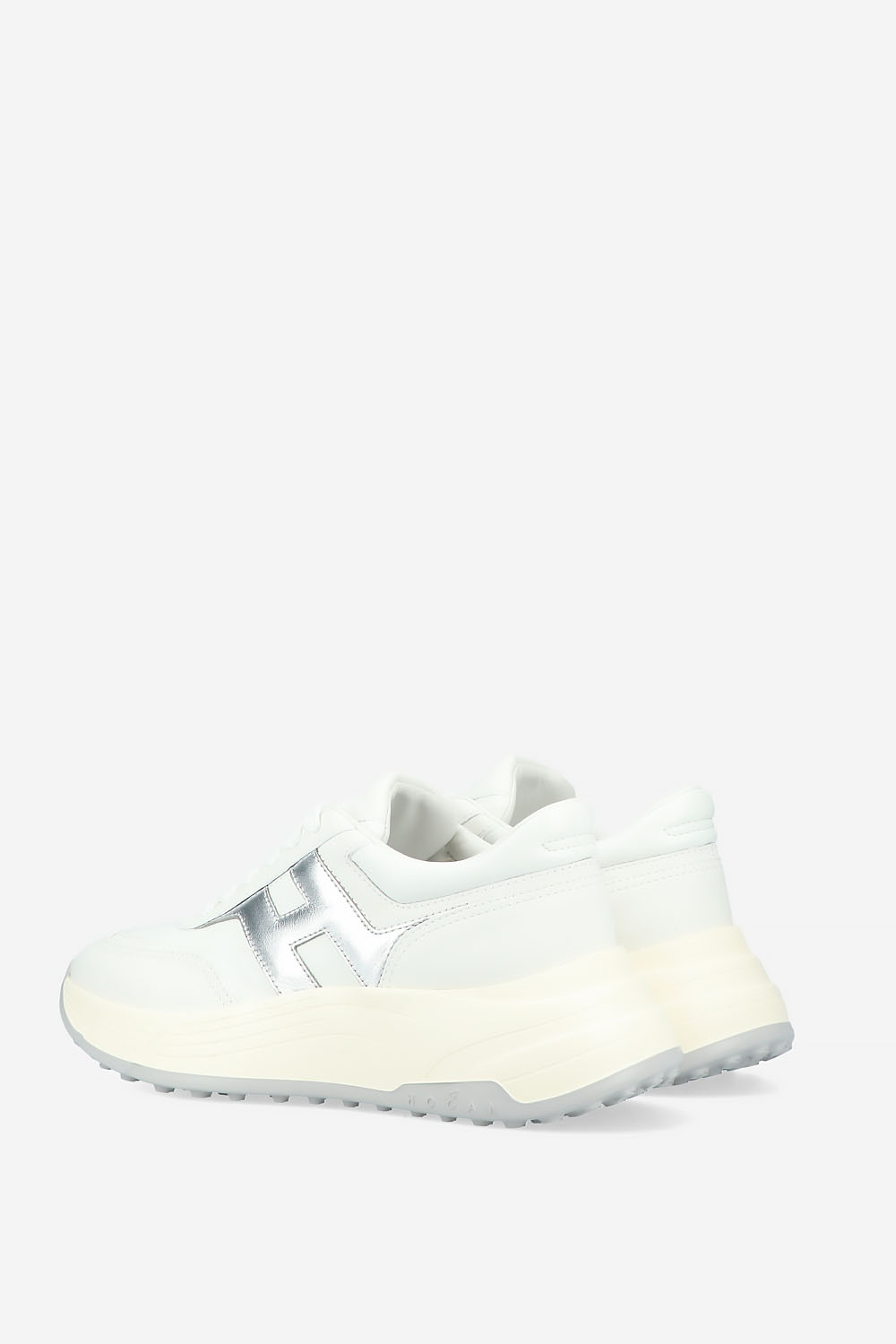 H669 hi-fi leather sneakers