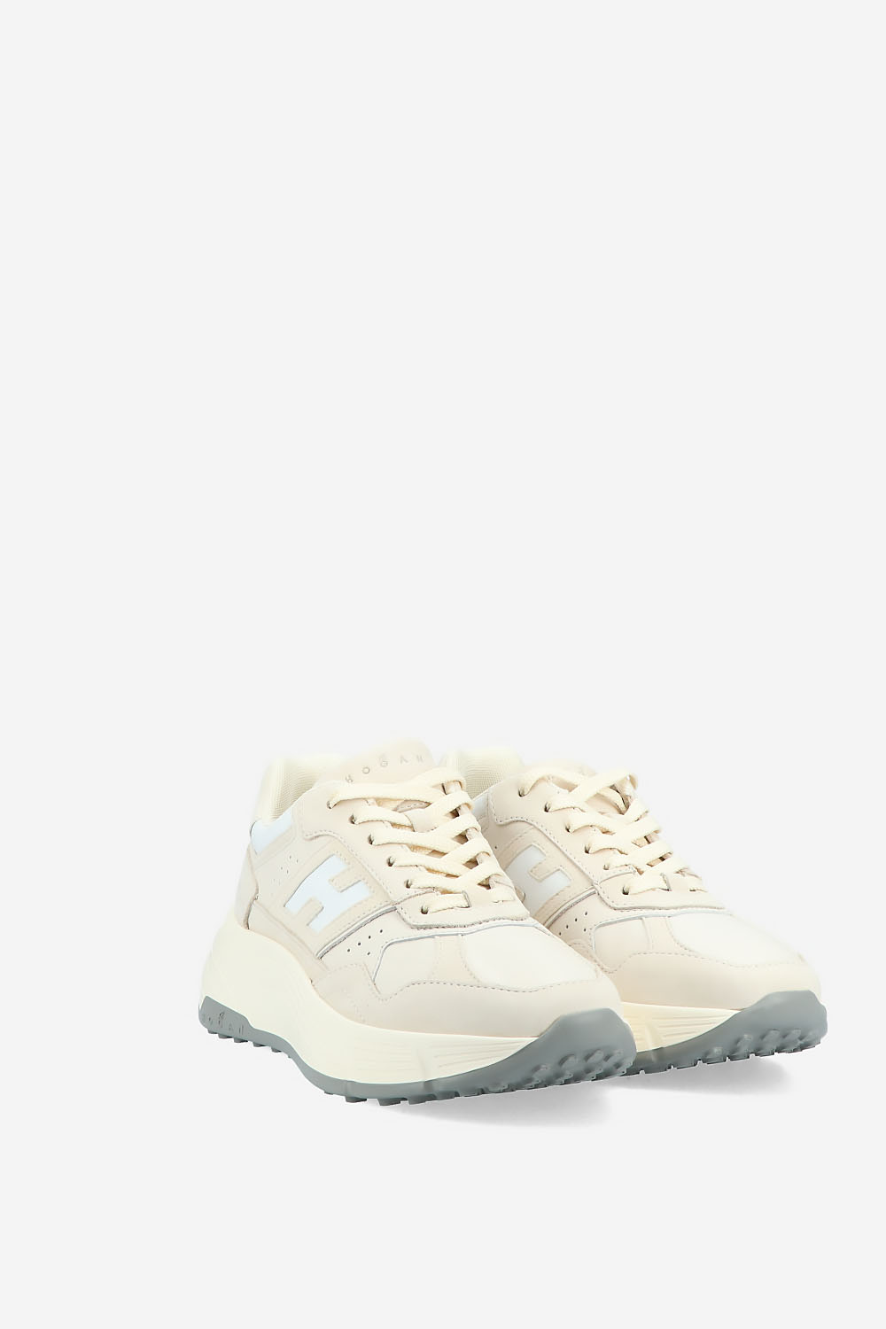 H669 hi-fi leather sneakers