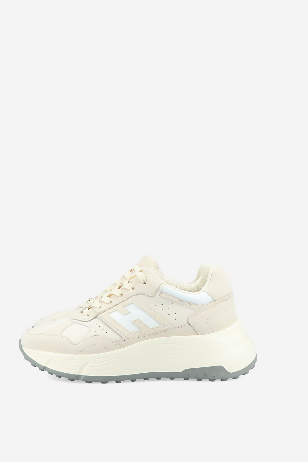 H669 hi-fi leather sneakers