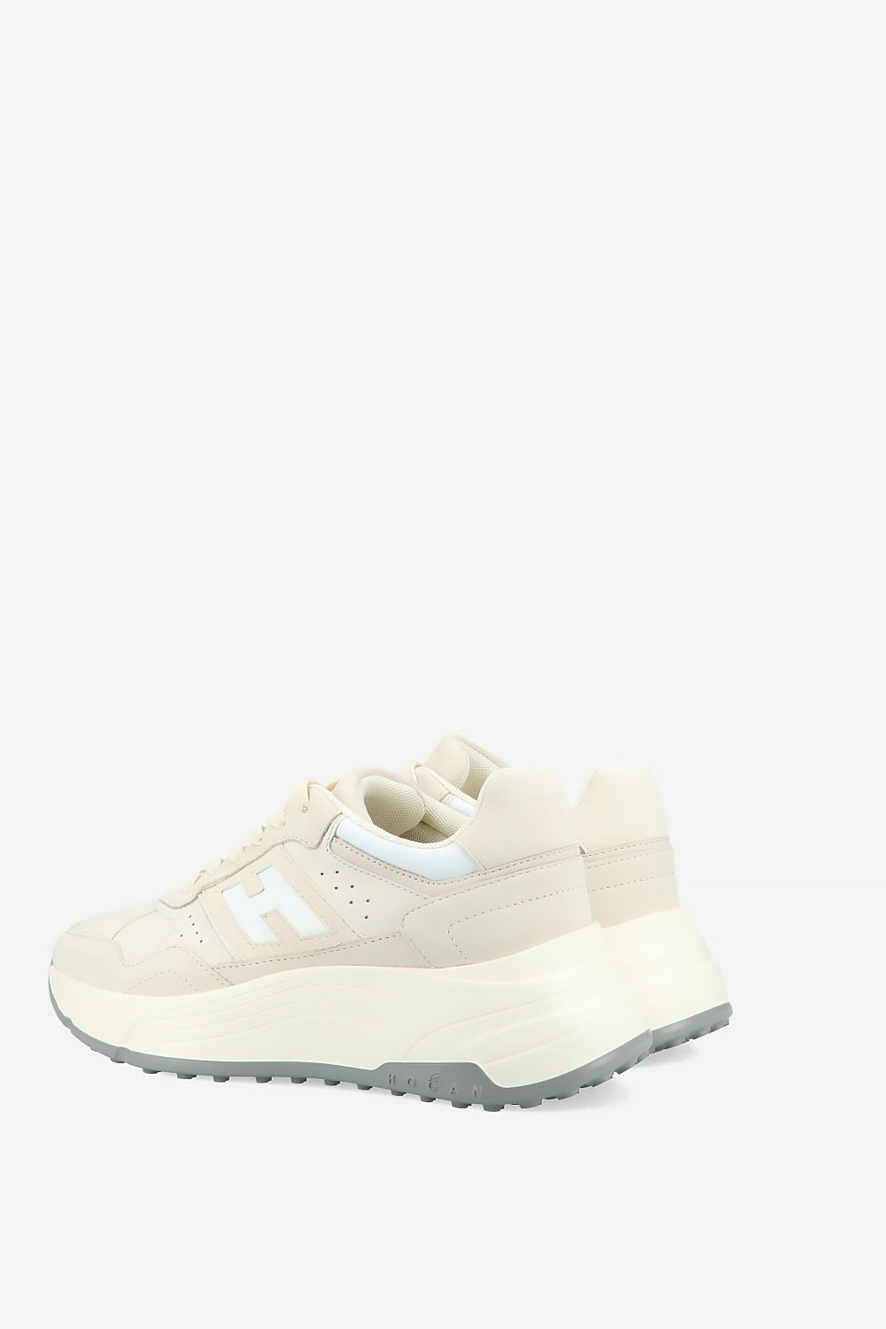 H669 hi-fi leather sneakers