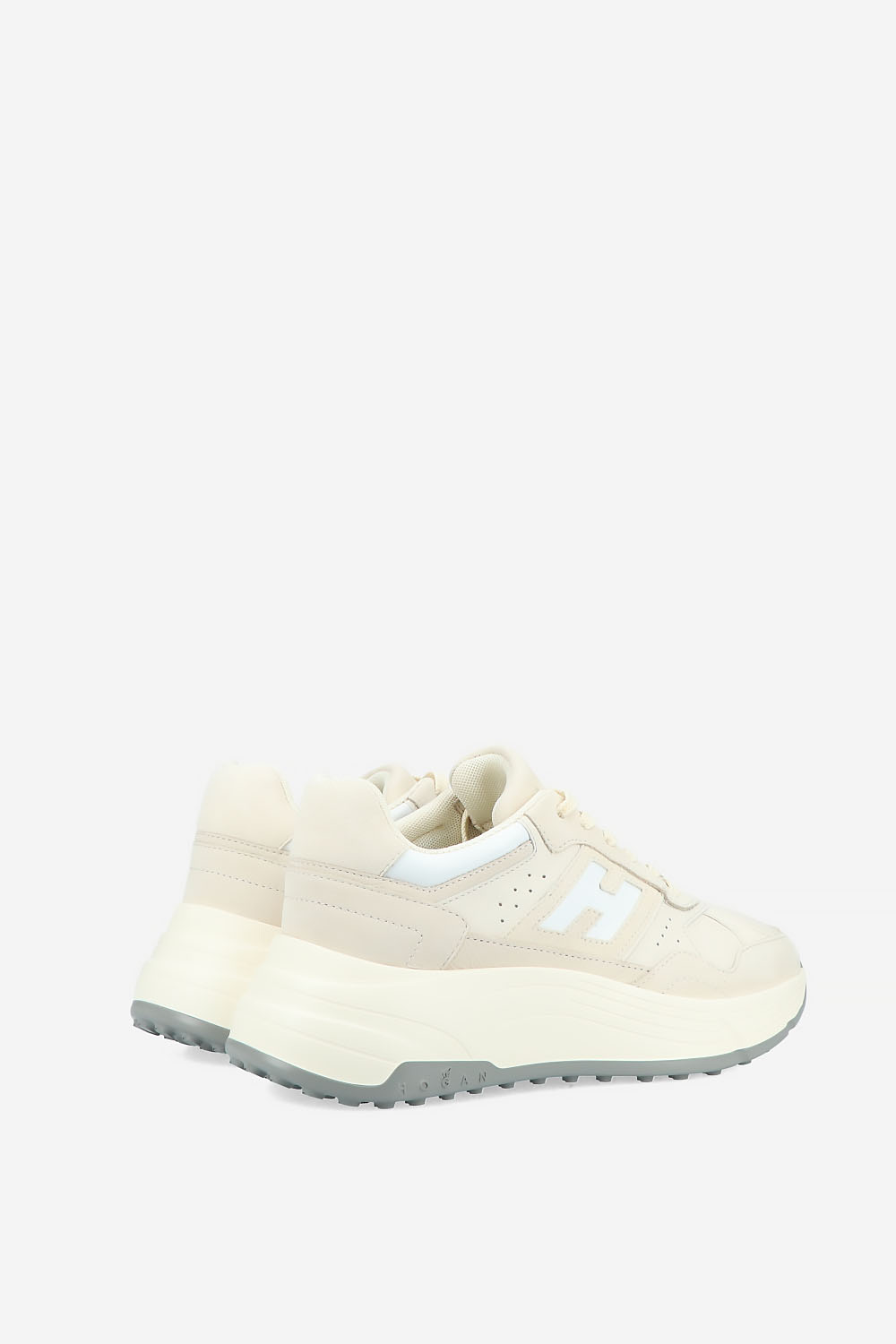 H669 hi-fi leather sneakers