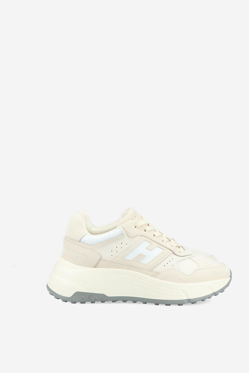 H669 hi-fi leather sneakers