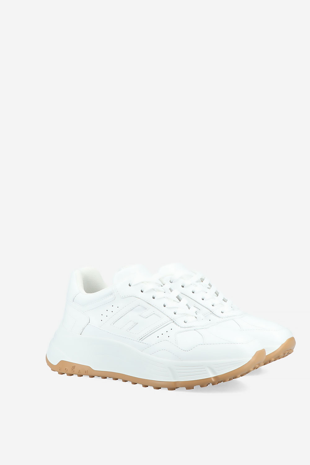 H669 hi-fi leather sneakers