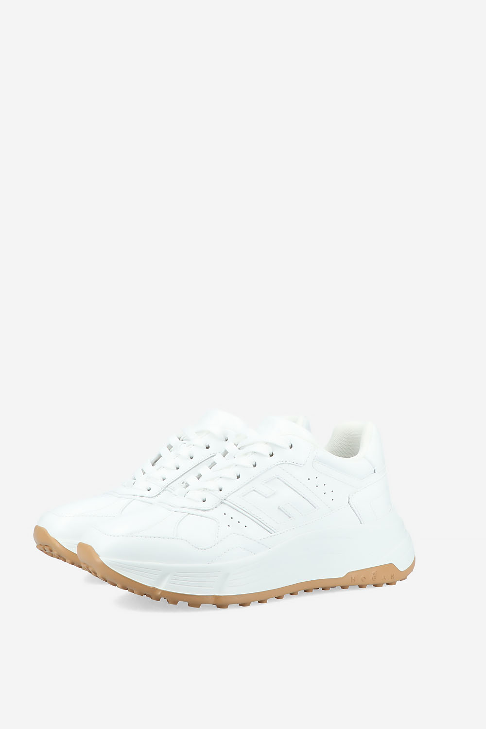 H669 hi-fi leather sneakers