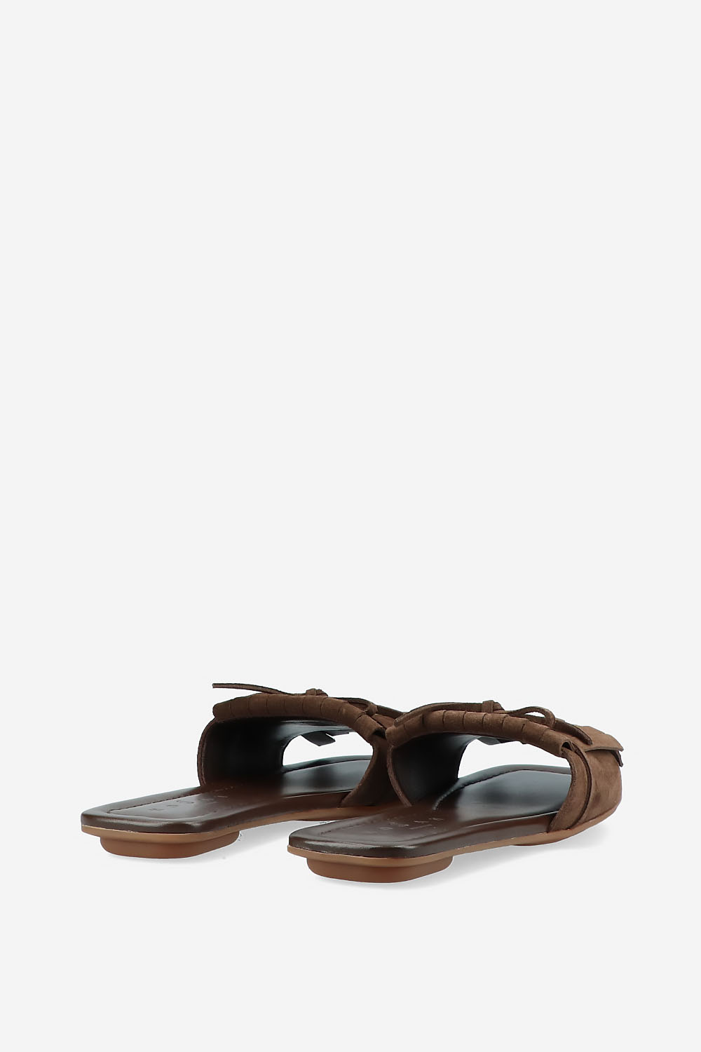 H685 fringe suede sandals