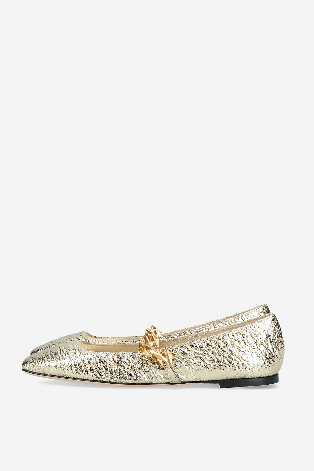 Diamond Tilda flat metallic ballerinas