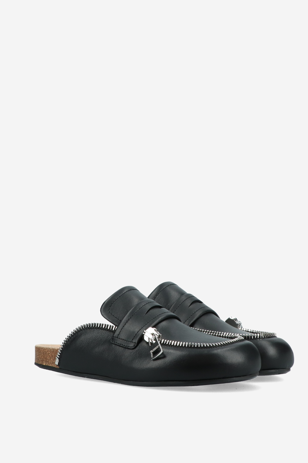 Biker zipper loafers