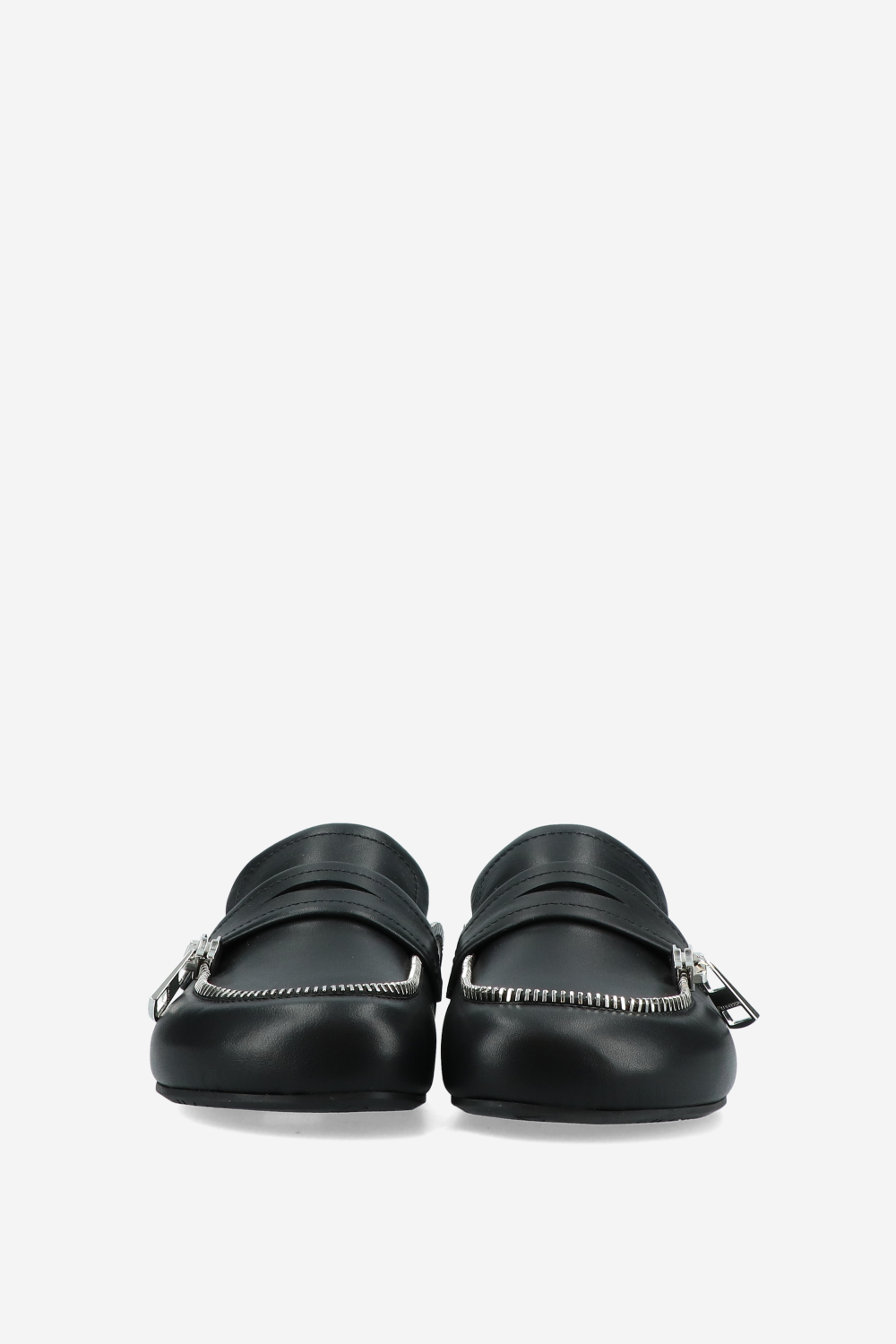 Biker zipper loafers