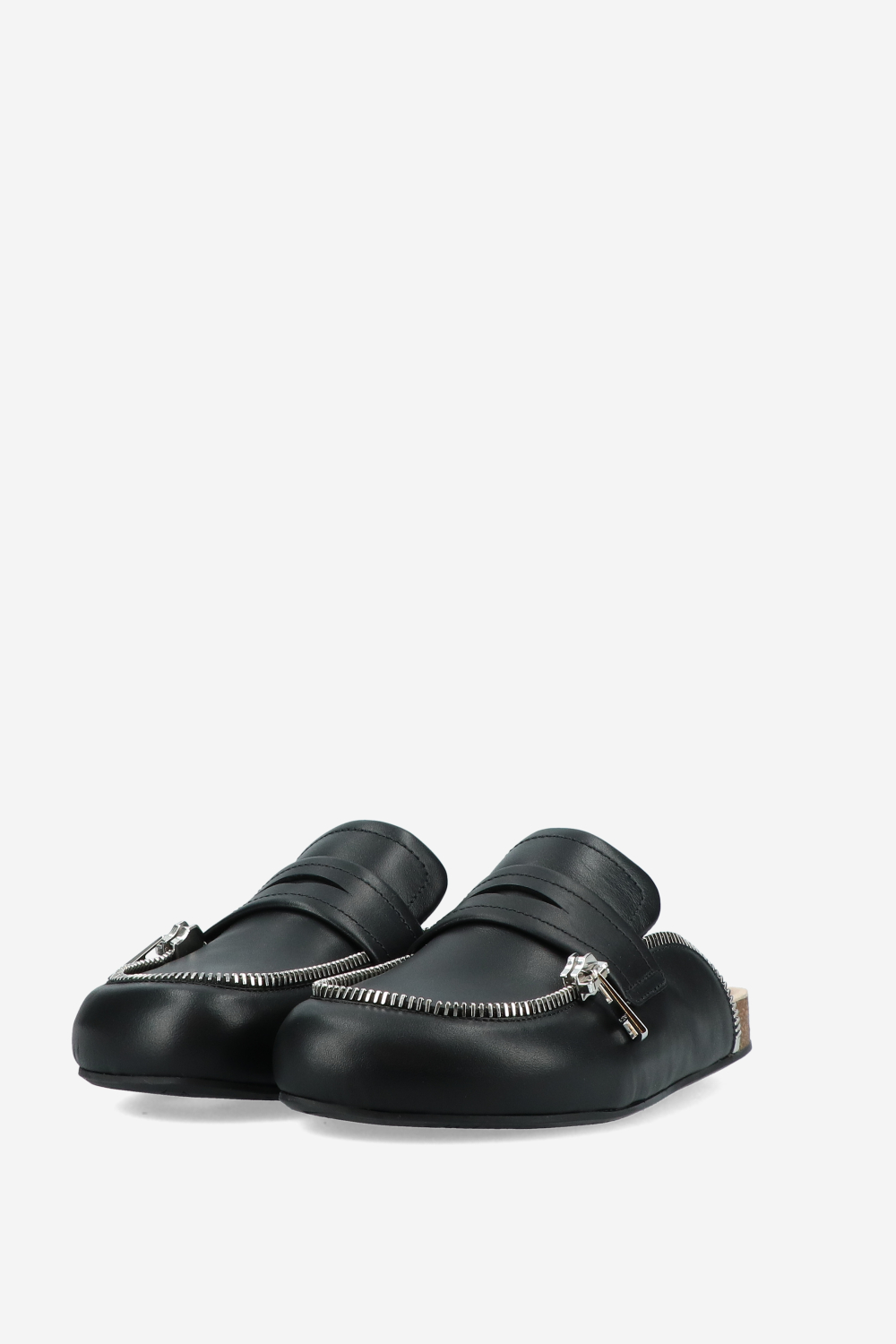 Biker zipper loafers