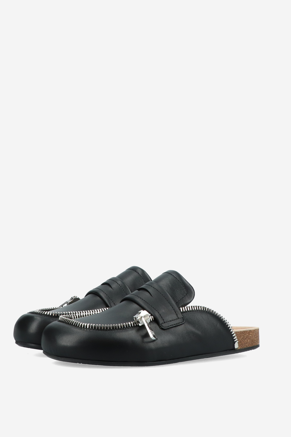 Biker zipper loafers