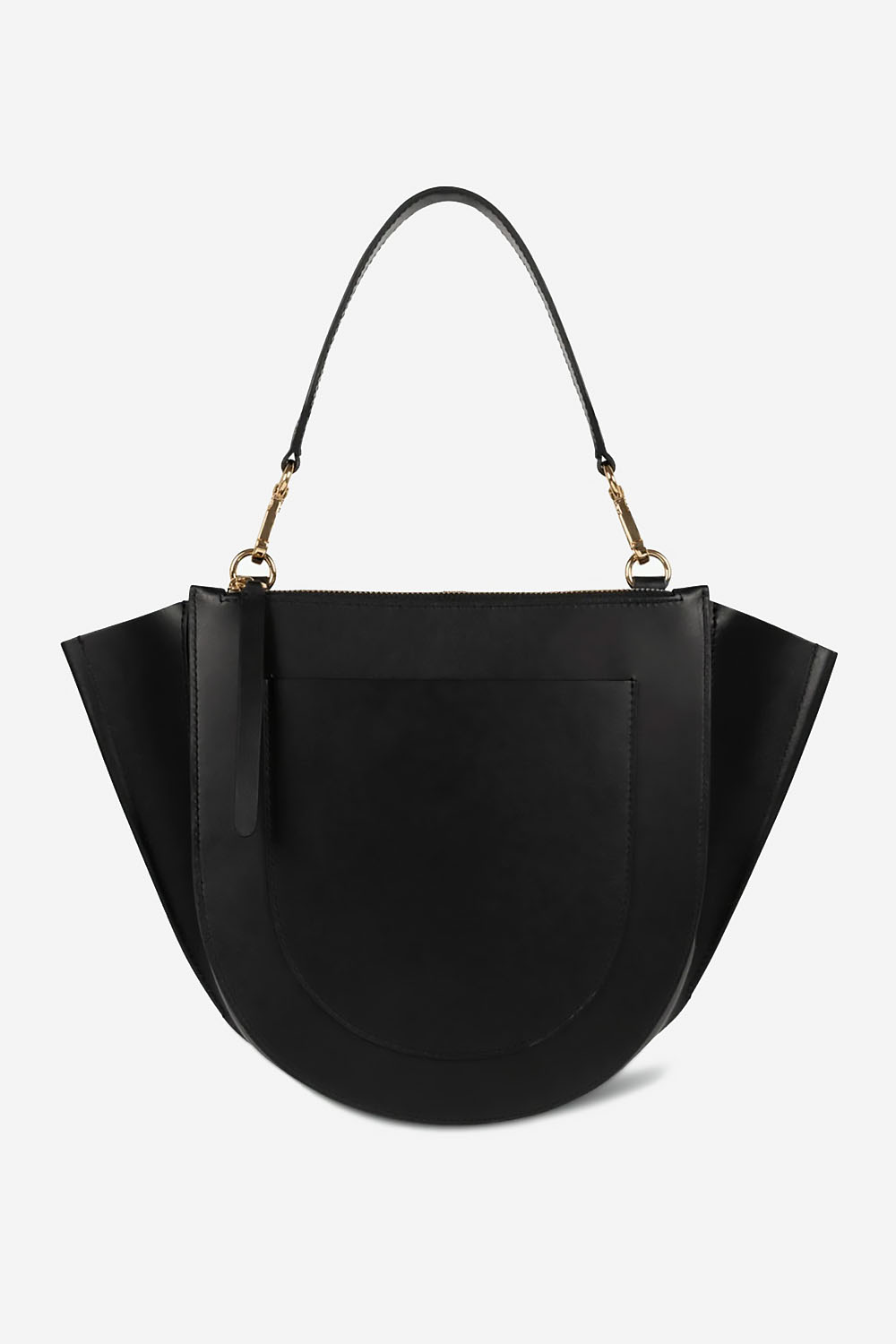mba_h Hortensia medium leather crossbody - Mayke