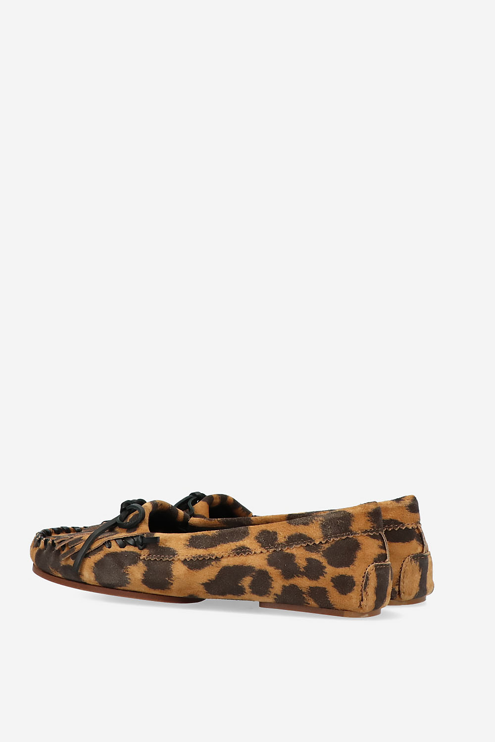 Indiana printed suede loafers