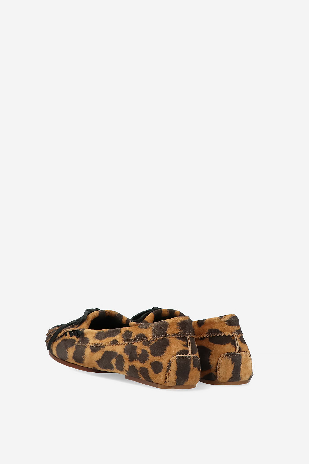 Indiana printed suede loafers