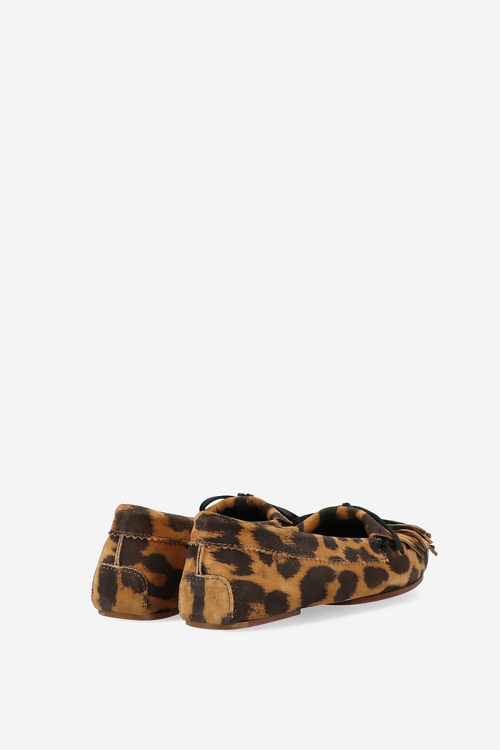 Indiana printed suede loafers