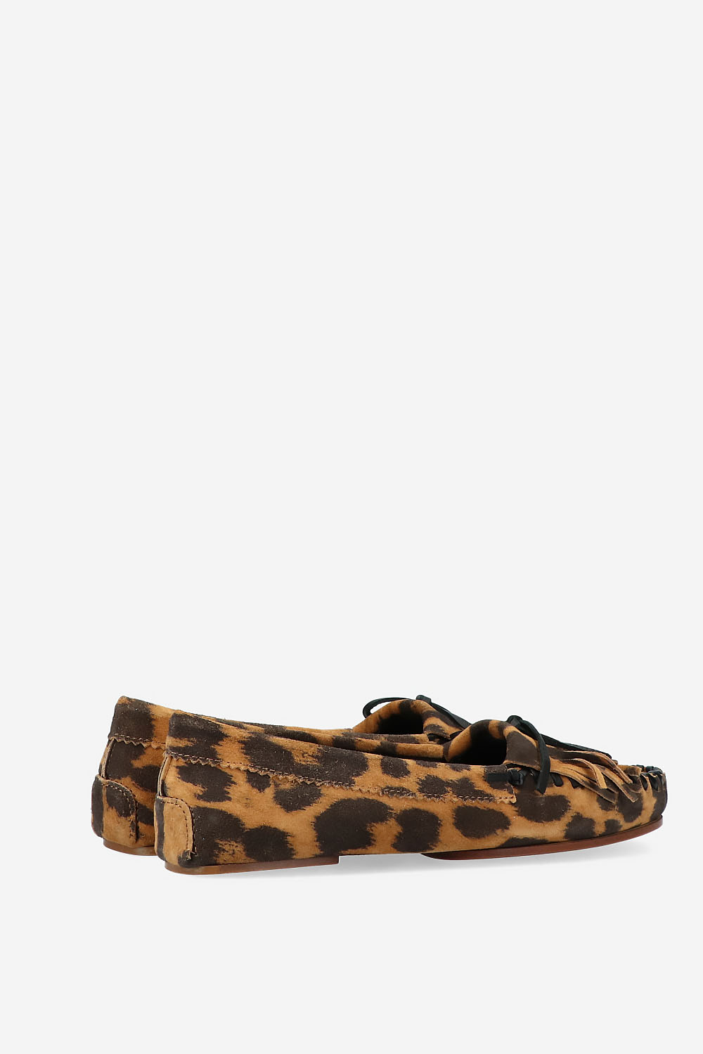 Indiana printed suede loafers